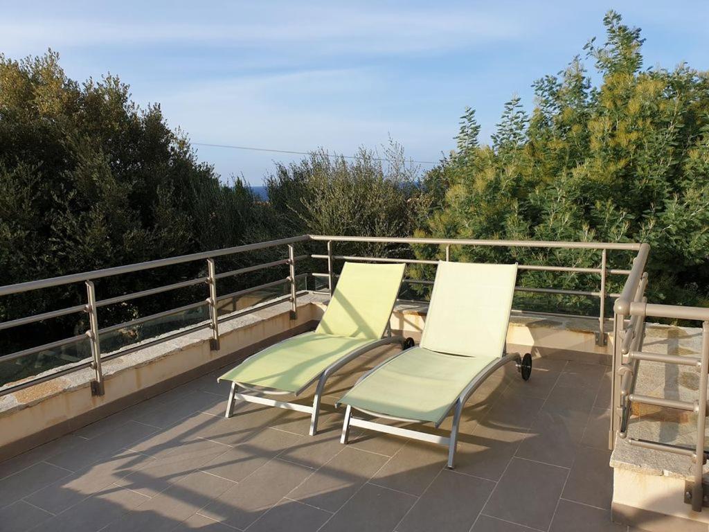 Vila Le Bois De Capra Scorsa Belgodère Exteriér fotografie